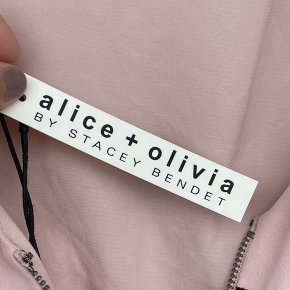 Alice & Olivia - Pale Pink Tulle Dress size 10 - Picture 8 of 12